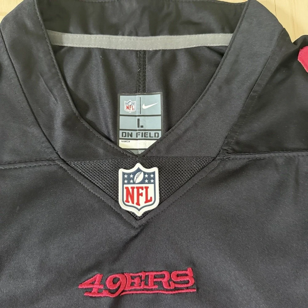 San Francisco 49ers Jersey Mens Large NFL Football Nike Dri Fit Garoppolo